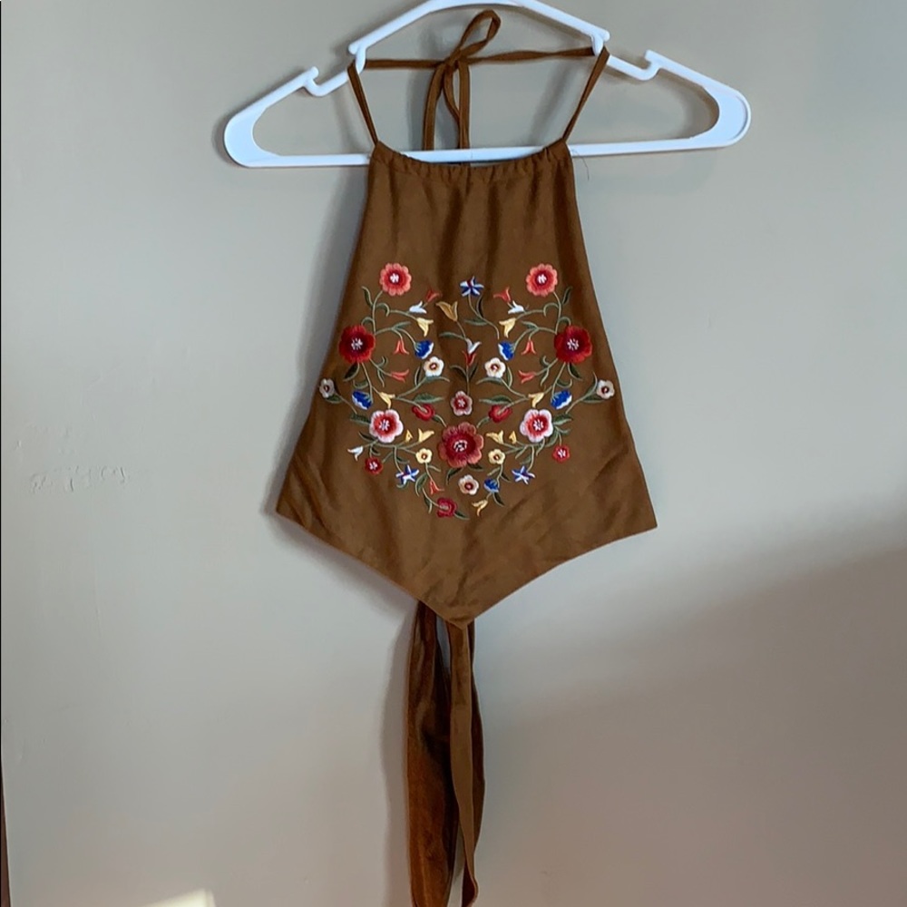 Openback High-Necked Tank Top